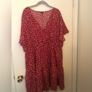 Plus size mini dress